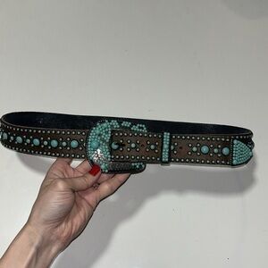 RN Design‎ leather Rhinestone Belt